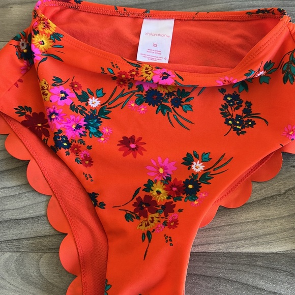 Xhilaration Red Bikini Set with Floral Design - Picture 9 of 13